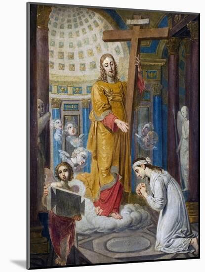 The Appearance of Christ with the Cross to Ekaterina Filippovna Tatarinova (1783-1856) - Par Borovi-Vladimir Lukich Borovikovsky-Mounted Giclee Print