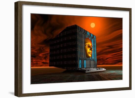 The Appearance of Mankinds Future-null-Framed Art Print