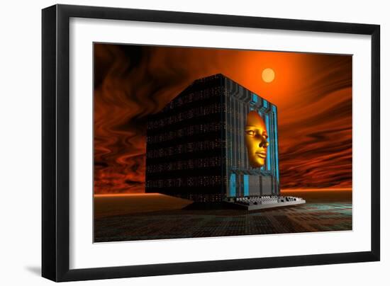 The Appearance of Mankinds Future-null-Framed Art Print