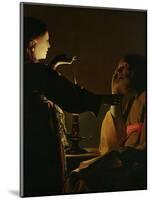 'The Appearance of the Angel to St. Joseph', also known as 'The Dream of St. Joseph', 1652-Georges de La Tour-Mounted Giclee Print