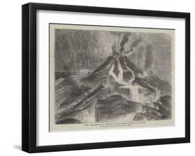 The Appearance of Vesuvius on the Night of the 23 August-null-Framed Giclee Print