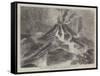 The Appearance of Vesuvius on the Night of the 23 August-null-Framed Stretched Canvas