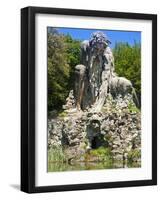 The Appennine Colossus By Giambologna, Villa Di Pratolino, Vaglia, Firenze Province, Tuscany, Italy-Nico Tondini-Framed Photographic Print