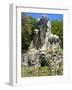 The Appennine Colossus By Giambologna, Villa Di Pratolino, Vaglia, Firenze Province, Tuscany, Italy-Nico Tondini-Framed Photographic Print