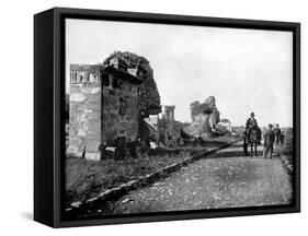 The Appian Way, Rome, 1893-John L Stoddard-Framed Stretched Canvas