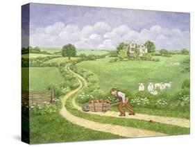 The Apple-Barrow, from 'Far from the Madding Crowd', by Thomas Hardy-Ditz-Stretched Canvas