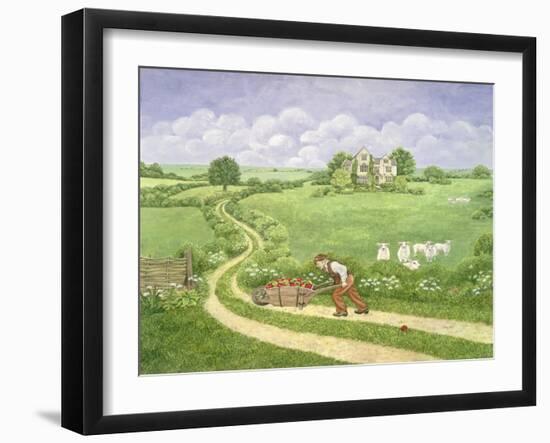 The Apple-Barrow, from 'Far from the Madding Crowd', by Thomas Hardy-Ditz-Framed Giclee Print