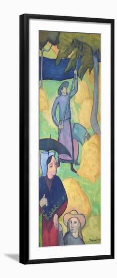 The Apple Harvest, 1890-Emile Bernard-Framed Giclee Print