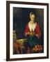 The Apple Peeler-Gabriel Metsu-Framed Giclee Print