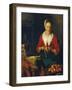 The Apple Peeler-Gabriel Metsu-Framed Giclee Print