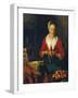 The Apple Peeler-Gabriel Metsu-Framed Giclee Print