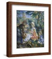 The Apple Seller, c.1890-Pierre-Auguste Renoir-Framed Art Print