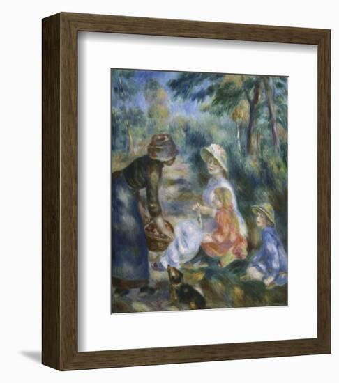 The Apple Seller, c.1890-Pierre-Auguste Renoir-Framed Art Print