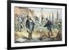 The Appomattox of the Third Termers - Unconditional Surrender, 1880-Joseph Keppler-Framed Giclee Print