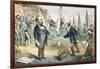 The Appomattox of the Third Termers - Unconditional Surrender, 1880-Joseph Keppler-Framed Giclee Print