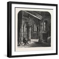 The Apprentice Pillar in Roslin Chapel, Edinburgh and the South Lowlands, Scotland,19th Century-null-Framed Giclee Print