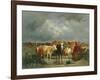 The Approach of a Storm-Emile van Marcke de Lummen-Framed Giclee Print