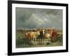 The Approach of a Storm-Emile van Marcke de Lummen-Framed Giclee Print