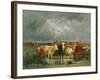 The Approach of a Storm-Emile van Marcke de Lummen-Framed Giclee Print