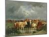 The Approach of a Storm-Emile van Marcke de Lummen-Mounted Giclee Print