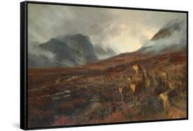 The Approach of Bealloch-Na-Ba, Applecross-Henry William Banks Davis-Framed Stretched Canvas