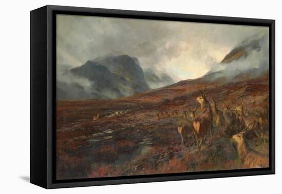 The Approach of Bealloch-Na-Ba, Applecross-Henry William Banks Davis-Framed Stretched Canvas