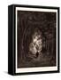 The Approach to the Enchanted Palace-Gustave Dore-Framed Stretched Canvas