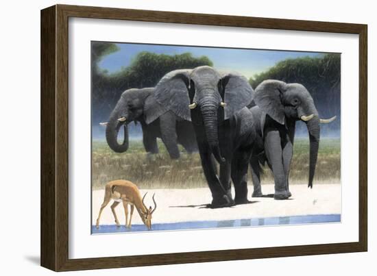 The Approach-Durwood Coffey-Framed Giclee Print