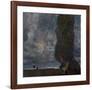 The Approaching Storm (The Large Poplar)-Gustav Klimt-Framed Art Print