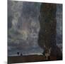 The Approaching Storm (The Large Poplar)-Gustav Klimt-Mounted Art Print