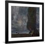 The Approaching Storm (The Large Poplar)-Gustav Klimt-Framed Art Print