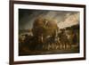 The Approaching Storm-Leon Augustin Lhermitte-Framed Giclee Print