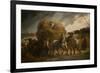 The Approaching Storm-Leon Augustin Lhermitte-Framed Giclee Print