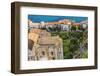 The Apse of the Duomo (Cathedral) and Some Houses from the Rocca (Fortress)-Massimo Borchi-Framed Photographic Print
