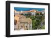 The Apse of the Duomo (Cathedral) and Some Houses from the Rocca (Fortress)-Massimo Borchi-Framed Photographic Print