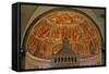 The Apse with Frescos of St Peter-Giacomo della Porta-Framed Stretched Canvas