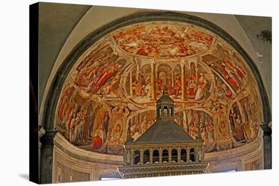 The Apse with Frescos of St Peter-Giacomo della Porta-Stretched Canvas