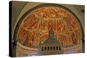 The Apse with Frescos of St Peter-Giacomo della Porta-Stretched Canvas