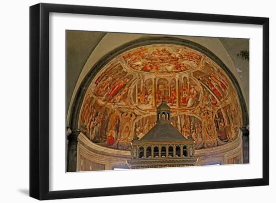 The Apse with Frescos of St Peter-Giacomo della Porta-Framed Giclee Print