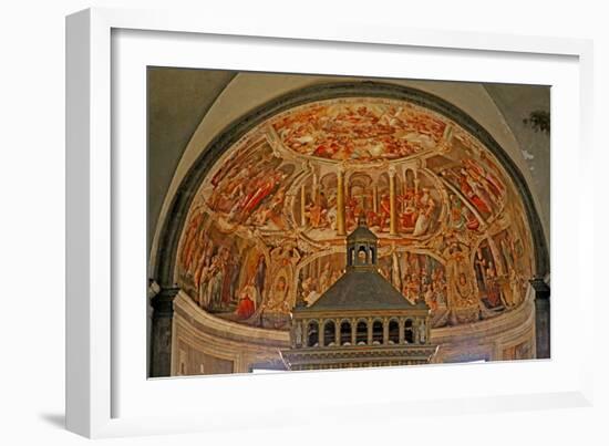 The Apse with Frescos of St Peter-Giacomo della Porta-Framed Giclee Print