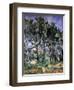 The Aqueduct, 1898-1900-Paul Cézanne-Framed Giclee Print