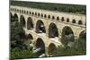 The Aqueduct, Built by the Romans in 19 BC, Carried Water to Nimes across the River Gard-LatitudeStock-Mounted Photographic Print