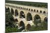 The Aqueduct, Built by the Romans in 19 BC, Carried Water to Nimes across the River Gard-LatitudeStock-Mounted Photographic Print