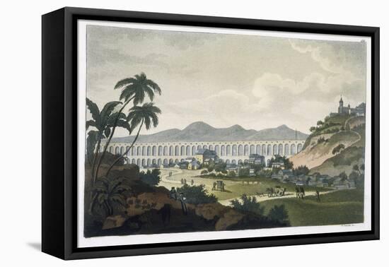 The Aqueduct in Rio de Janeiro-D.k. Bonatti-Framed Stretched Canvas