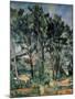 The Aqueduct (Montagne Sainte-Victoire Seen Through Trees)-Paul Cézanne-Mounted Art Print
