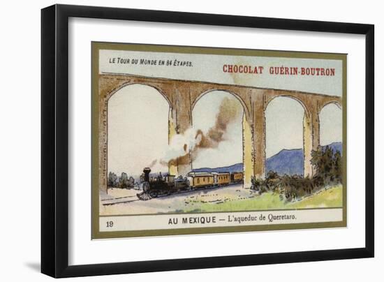 The Aqueduct of Queretaro, Mexico-null-Framed Giclee Print