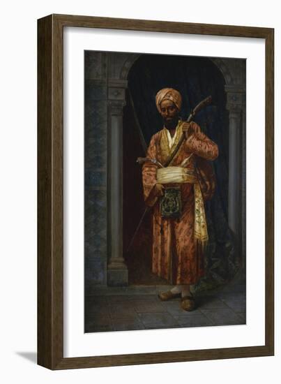 The Arab Guard-Ludwig Deutsch-Framed Giclee Print