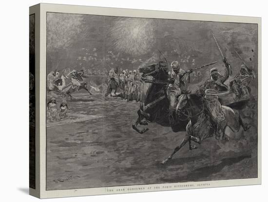 The Arab Horsemen at the Paris Hippodrome, Olympia-John Charlton-Stretched Canvas