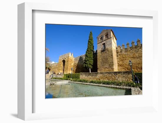 The Arab Puerta De Almodovar and the Mediaeval Wall, Cordoba, Andalucia, Spain-Carlo Morucchio-Framed Photographic Print