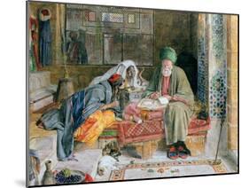 The Arab Scribe, Cairo-John Frederick Lewis-Mounted Giclee Print